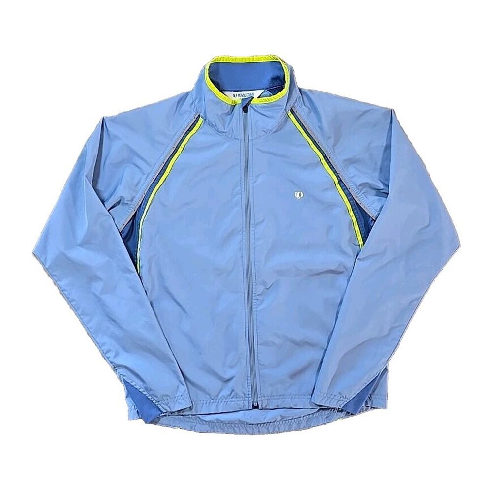 Pearl Izumi Infinity Womens M Cycling Jacket Blue Full Zip Windbreaker Shell